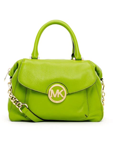 lime green michael kors bag|michael kors green bag outlet.